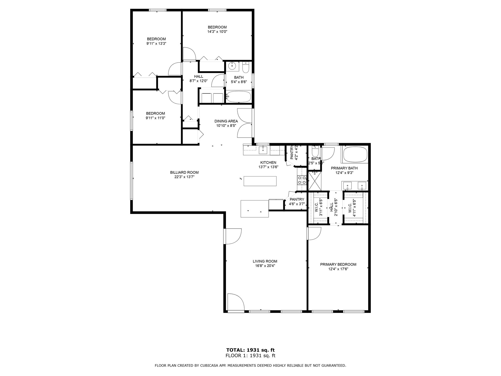 black and white floorplan